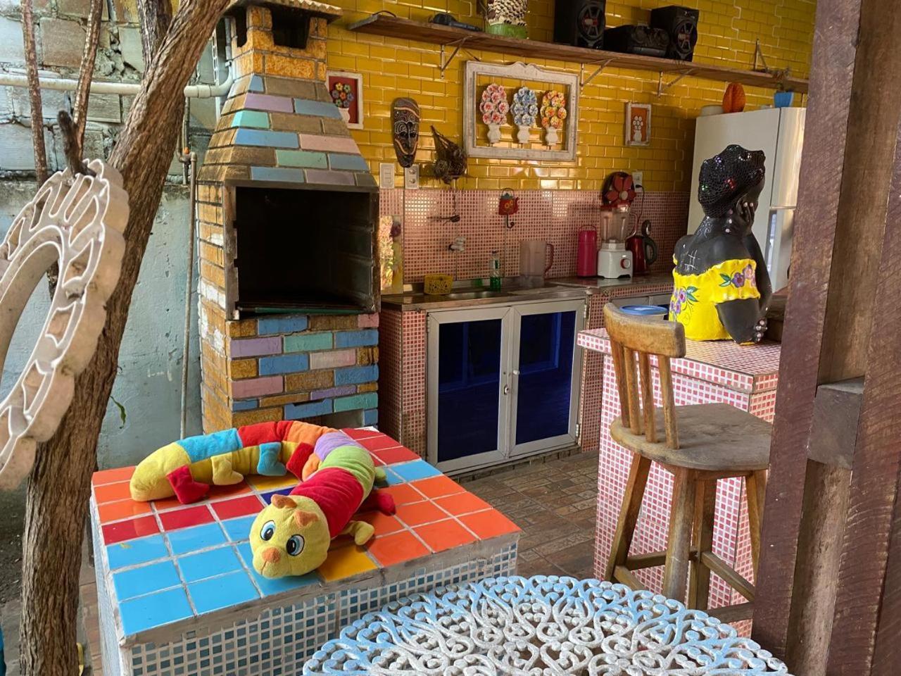 ホテル Pousada Casa Colorida Pôrto das Galinhas エクステリア 写真